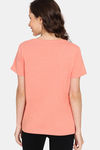 Rosaline Mystic Town Knit Cotton Top (Pack of 2) - Green Orange — thumbnail 4